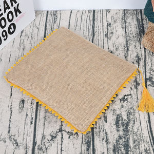 Bolsa de Cosméticos de Yute de Gran Capacidad, Organizador de Maquillaje Ecológico para Viajes y Uso Diario - Product Image 1