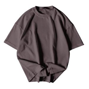 Camiseta de Hombre 100% Algodón, Holgada, Lisa, Informal, Estilo Urbano, Manga Corta, Cuello Redondo, Logotipo Personalizado en la Parte Delantera, Secado Rápido, Transpirable - Product Image 1