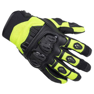 Unisex Genuine Leather <b>Touch</b> <b>Screen</b> Full Finger Motorcycle <b>Gloves</b> Black Racing Protection Summer Winter Sports Biker Style - Product Image 1