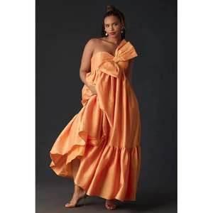 Vestido Maxi Holgado de Cintura Natural para Mujer, de Alta Calidad, Nuevo, Primavera-Verano, Diseño de Moda, Encantador, Elegante, de Lujo, para Fiesta - Product Image 1