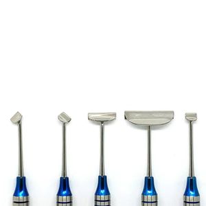 Juego de 5 piezas de instrumentos quirúrgicos dentales: Kit de cepillado suave, Kit de cirugía con cassette de abasas linguales, Cepillado suave del periostio - Product Image 2