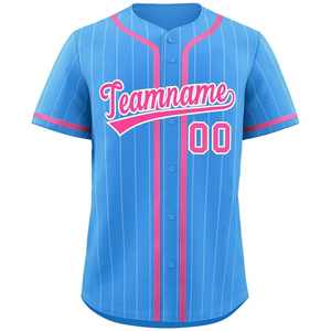 Maillot de baseball professionnel personnalisable avec logo d'équipe, léger, antibactérien, à boutons, pour les matchs - Product Image 4