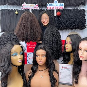 Oferta Especial: Pelucas de Cabello Humano Rizado Pixie de Lujo, Cabello Virgen Vietnamita - Peluca de Cabello Humano con Doble Trama Invisible HD Lace, Pelucas Vietnamitas - Product Image 2