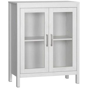 Mobiletto Moderno ed Ecologico per Bagno, Salvaspazio, in MDF, PVC e Metallo, per Soggiorno e Hotel - Product Image 5
