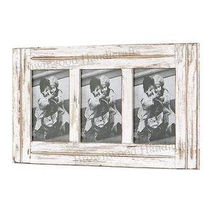 Best Market Price Home Decorative Wall Mount <b>White</b> Wash Finished Color Hand Carved Mango Wood 100% Natural MDF Photo <b>Frames</b> - Product Image 1