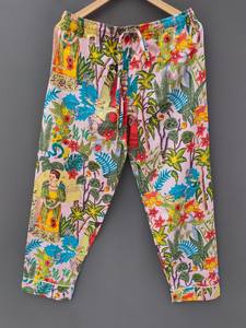 Conjunto de Pijama Coordinado con Estampado Animal para Mujer de Naaz Textile, Ropa de Dormir Informal de Verano, Suave y Transpirable, 100% Algodón, Camisón hasta la Rodilla - Product Image 3