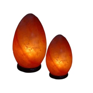 High Quality Himalayan Carved <b>Egg</b> Shape Light Pink Salt Lamp with Real Touch-Sian Enterprises - Product Image 4