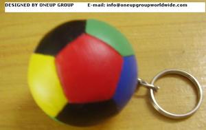 Porte-clés de rugby personnalisé en caoutchouc avec logo d'entreprise et de marque, entièrement imprimé, options de personnalisation, haute qualité - Product Image 6