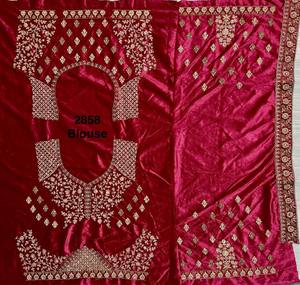 Colecciones de Terciopelo para Novias Indias con Trabajo Zarkhan de Fabzone Modelo FZBELLA - Product Image 4