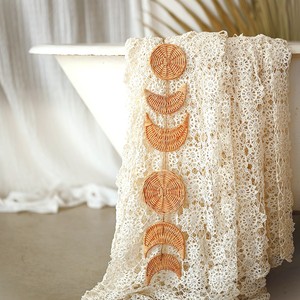<b>Christmas</b> tree garlands natural rattan charm for wreath & garland wholesale handbraided ornament - Product Image 6