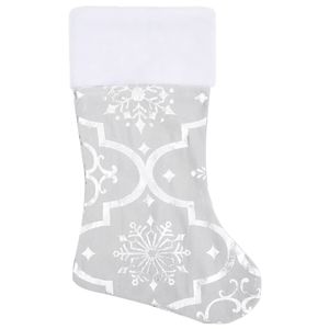 Jupe de sapin de Noël pliable en polyester blanc de 35,4 pouces de diamètre avec support et accessoires - Product Image 4