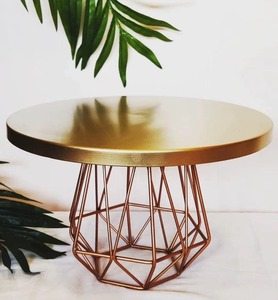 Most demanded metallic warm toned cake stand perfect centerpiece for weddings, birthdays, and party decorations - Product Image 1