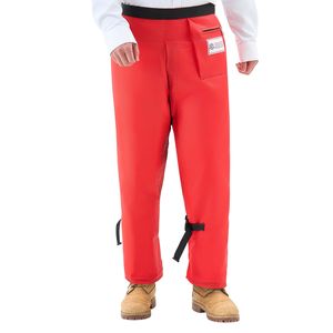 Pantaloni Protettivi Stile Grembiule per Motosega da Uomo/Donna, Classe C, 8 Strati, con Cintura Regolabile, Tasca Porta Attrezzi, Guanti da Giardino e Protezioni - Product Image 1