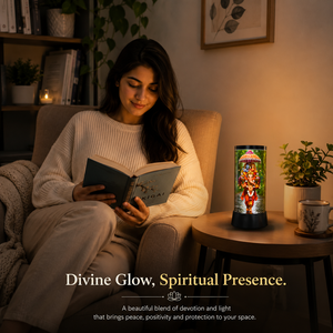 Lord Ganesha Divine LED Table Lamp Spiritual Decorative <b>Night</b> <b>Light</b> Warm Glow Bedside Lamp Home Temple Meditation Gift - Product Image 3