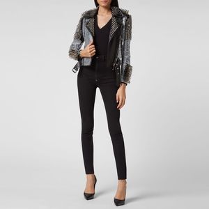 New Women's Luxury High Grade Genuine <b>Leather</b> Jacket <b>Rivet</b> Slim Breathable Winter - Product Image 6