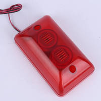 Sirène électronique ABS de haute qualité 108 dB, avertisseur sonore de profil pour voiture, alarme antivol extérieure, sirène stroboscopique pour projet de sécurité
