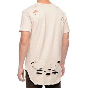 T-shirts Homme Effet Vieilli 100% Coton Écologique Séchage Rapide Décontracté Manches Courtes Respirant Logo Personnalisé Uni à Vendre Prix Bas - Product Image 6