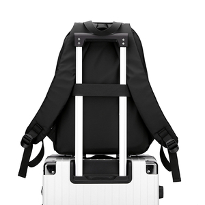 Minimalist Nylon <b>Laptop</b> <b>Backpack</b> 20-39L Water Resistant Unisex Softback with Shoulder Straps Zipper Closure - Product Image 5