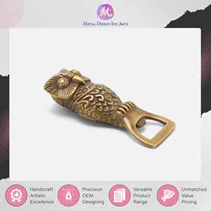 Amazing Offer on Modern Design Antique Handcrafted Brass Bottle Opener – Owl Shape <b>Bar</b> <b>Tool</b> for Opening Bottles at Best Price - Product Image 2