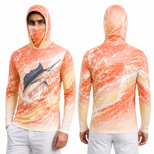 Hoodie de pêche respirant, maillot de pêche personnalisé, chemise de pêche performante, vêtements de pêche anti-UV pour l'extérieur - Product Image 6