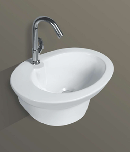 Lavabo de una Pieza DURA L460 W330 H220mm para Baño, Hotel y Hospital, Ecológico y Fácil de Limpiar - Product Image 3