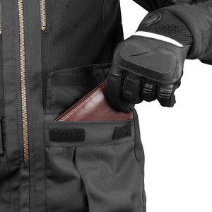 Veste de course unisexe en textile Cordura sur mesure, imperméable, coupe-vent, % polyester, avec protection CE renforcée, imprimée, pour le tourisme - Product Image 3