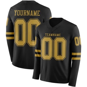 เสื้อฟุตบอลอเมริกันคุณภาพสูง ระบายอากาศได้ดี ผลิตจากโพลีเอสเตอร์ 100% ออกแบบและปรับแต่งชื่อทีมได้ เสื้อฟุตบอลสำหรับทุกฤดูกาล - Product Image 4