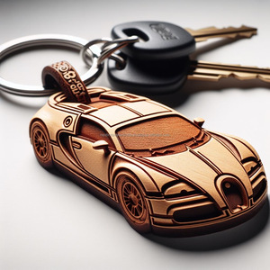 Nouvelle arrivée porte-clés en bois personnalisés artisanaux en différentes tailles prix économique Offre Spéciale produit - Product Image 4