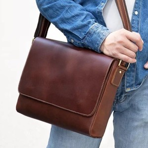 Sac messager en cuir fait main vintage de fournisseur indien pour le bureau, l'université, les voyages et l'usage quotidien, disponible au prix d'exportation - Product Image 4