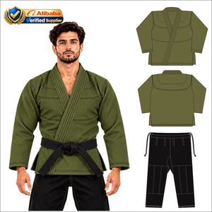 Kimono de Jiu-Jitsu Brésilien Personnalisé (BJJ Gi) 450 GSM Tissage Perlé – Uniforme d'Arts Martiaux Adulte Couleurs et Logo Personnalisables - Product Image 1