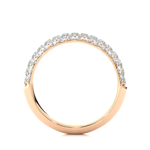 Anillo de Diamantes Naturales de Diseño Premium de 0.93 Quilates en Oro de 18K, Corte Redondo, 49 Piezas de Diamantes, Anillo de Diamantes para Compradores Mayoristas - Product Image 2