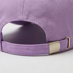 Gorra de béisbol lila lisa, estilo refrescante de verano, unisex, la mejor calificada, para hombre, moderna y de alta calidad. - Product Image 6