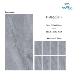 กระเบื้องพอร์ซเลนเคลือบเงาขนาด 60x120 ซม. รุ่นพรีเมียม โมเดิร์น ผิวด้าน หรูหรา ขนาดใหญ่ สำหรับปูพื้นและผนังภายในอาคาร โรงเรียน - Product Image 3