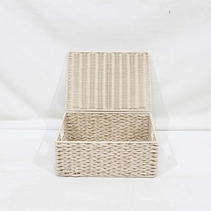 Caja de Almacenamiento Rectangular Resistente de Nuevo Diseño, con Cordón de Plástico y Tapa con Bisagras, Organizador de Armario - Product Image 5