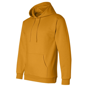 Sudadera con Capucha para Hombre, Color Sólido, Corte Regular, Felpa Francesa, Informal, Otoñal, con Bolsillo, Manga Larga, Amarilla - Product Image 6