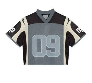 Maillots de sport unisexes surdimensionnés en maille respirante de haute qualité, imprimés, coupe carrée, pour le football, grandes tailles, fabrication sur mesure - Product Image 4