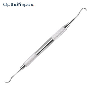 Curetas Dentales Manuales de Alta Calidad, Instrumentos de Acero Inoxidable con Agarre Ergonómico para Limpieza Dental Profesional - Product Image 3