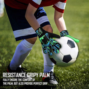 Gants de sport de bonne qualité, nouveaux gants de gardien de but pour adultes avec paumes antidérapantes pour le football, par Boosted Sports - Product Image 6