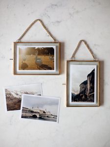 Home Decor Glass & Metal Hanging & Table <b>Top</b> Photo Frame for Wall Decoration, with 2 Sides Glass Customized Decorative Frames - Product Image 6