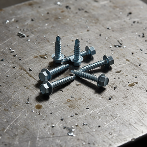 Tornillos de Cabeza Hexagonal de Alto Rendimiento Resistentes a la Intemperie - Recubiertos de Zinc con Punta TEK de 13 mm a 150 mm - Product Image 1