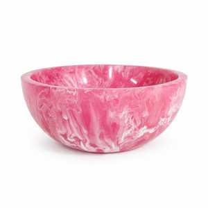 Tazón para Ensalada Clásico Pulido Ecológico de Resina, Vajilla para Bodas con Diseño Incrustado - Product Image 1
