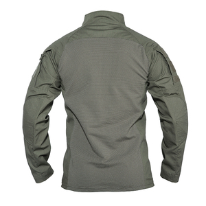 Camisa Táctica de Manga Larga para Hombre de Alta Calidad, 3 Botones, Secado Rápido, 100% Poliéster, Sólida, Antiarrugas - Product Image 6