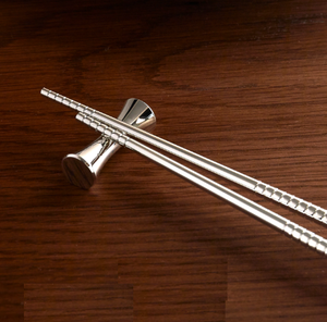Repose-couverts en argent métallisé, support de cuillère de qualité supérieure, support pour couteau et fourchette, pour usage domestique, support pour baguettes - Product Image 6