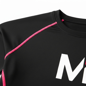 T-shirt de compression sublimé sur mesure, design unique, haute élasticité, équipement de sport, fournisseur en gros - Product Image 5