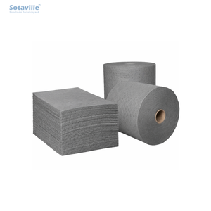 N-FIBER P45 Tampon absorbant en polypropylène pour huile uniquement, haute absorption, 1,6 L, contrôle des déversements d'hydrocarbures industriels, hydrophobe, 100 Hanoi - Product Image 3