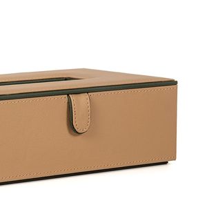 Boîte à mouchoirs en cuir pour voiture, support de mouchoirs en papier pour voiture, compatible avec toutes les voitures, boîte à mouchoirs de bureau - Product Image 5