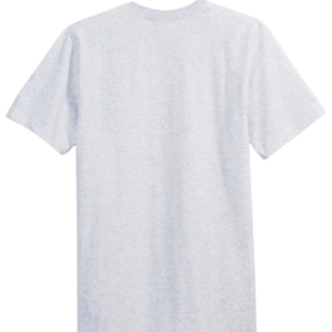 Camiseta de Hombre de Algodón Premium, Cuello Redondo, Manga Corta, Color Gris Jaspeado, Estilo Casual, Talla Grande, Resistente para Uso Diario - Product Image 2