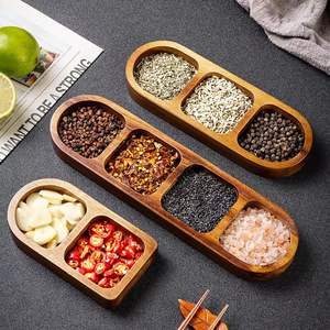 Plateau de service pour le petit-déjeuner en bois d'acacia de qualité commerciale, avec pieds stables, écologique et résistant à la chaleur, pour hôtel et mariage - Product Image 2