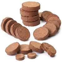 Disques de tourbe et pastilles de coco de qualité supérieure, matériau organique à forte rétention d'eau, biodégradable, respectueux de l'environnement, Tamil Nadu, Inde