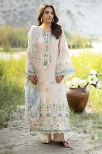 Robe pakistanaise Shalwar Kameez pour femmes 2026, ensemble 3 pièces, chemise brodée, pantalon et dupatta en mousseline, costumes pakistanais Salwar - Product Image 2
